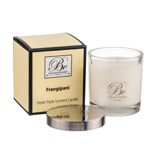 Frangipani Petite Triple Scented Candle