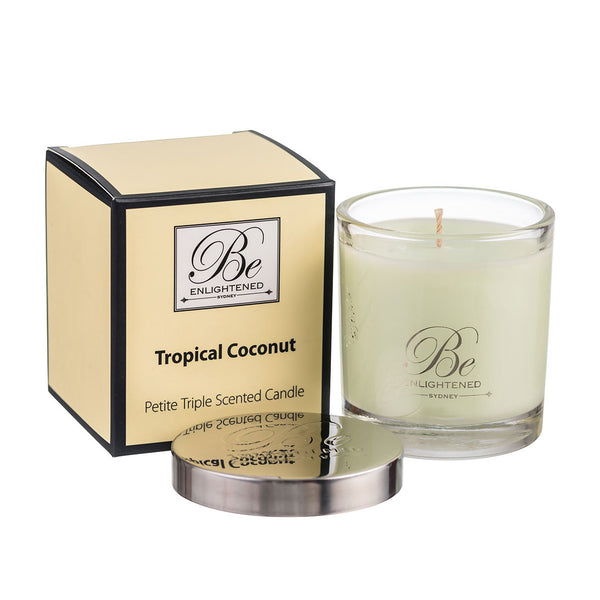 Tropical Coconut Petite Triple Scented Candle